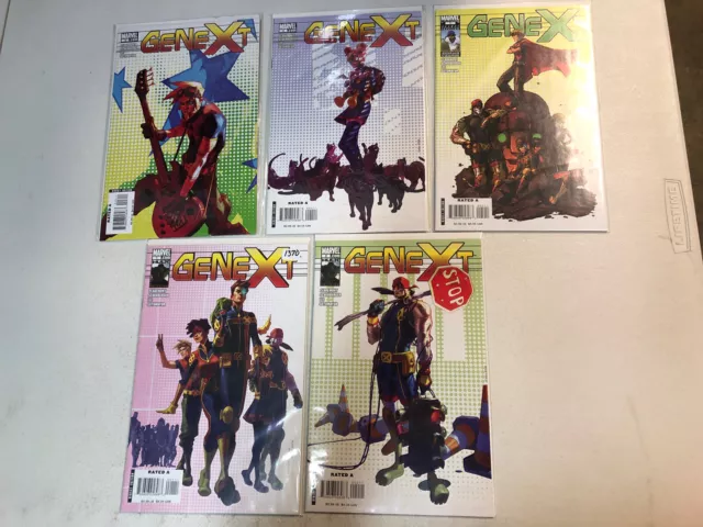 Genext 1st series (2008) #1 2 3 4 5 1-5 (VF/NM) Complete Set Marvel mutants