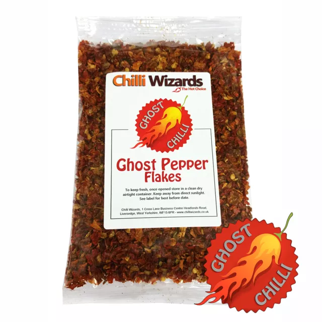 Ghost Pepper Chilli Flakes (Naga Jolokia)  25g - SALE