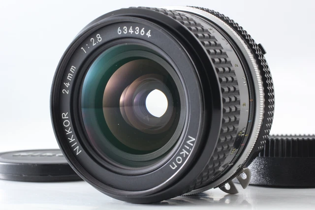 [ Near Mint ] Nikon Ai Nikkor 24mm F/2.8 Wide Angle MF Prime Lens From Japan