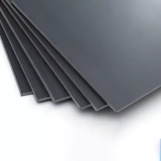 Schwarze PVC-Kunststoffplatte, 0,4–4 mm, verschiedene Größen – vielseitiges