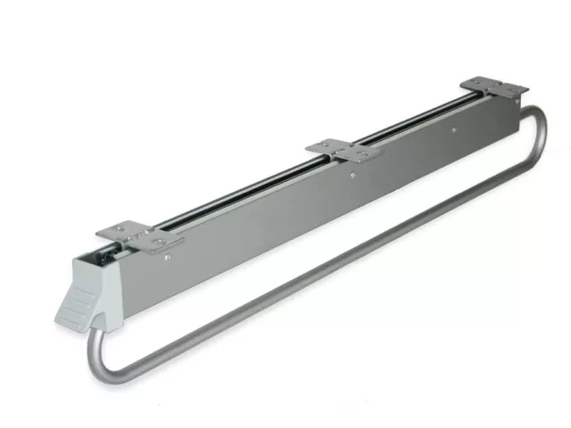 Wardrobe Pull Out Clothes Hanger Rail Organizer Rack Length 800mm 7005725 Emuca