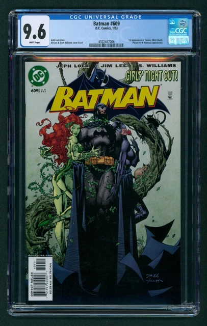 Batman #609 (2003 DC) CGC 9.6 White! 1st Appearance Hush! Jim Lee Cover!