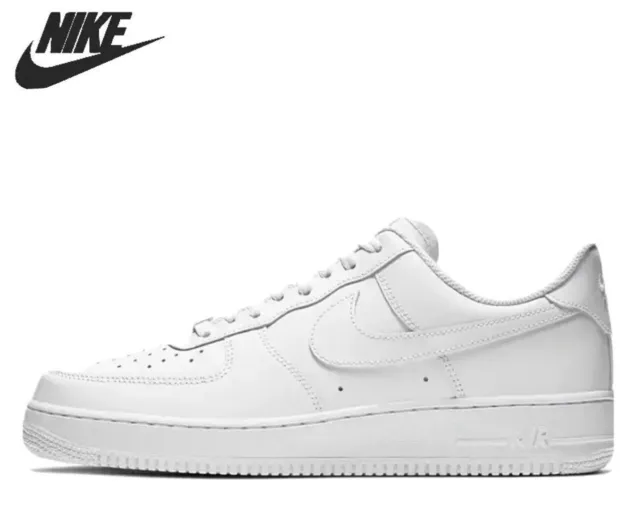 Nike Air Force 1 '07 Low Uomo Donna Sneakers Scarpe Bianco dal 38 al 45ORIGINALI