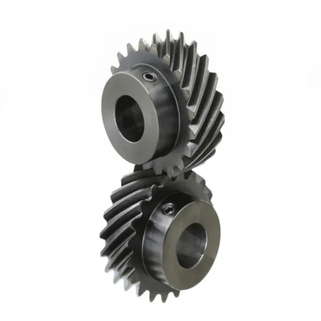 1 Modulus Helical Gear With Step 45°Left Spiral Motor Transmission Gear 45#Steel