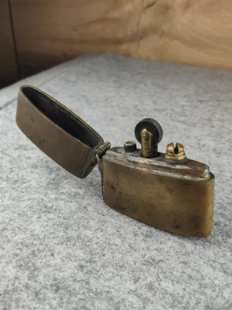 Brass Petrol Lighter WW1 Trench Art Lighter.not work.Does not work.