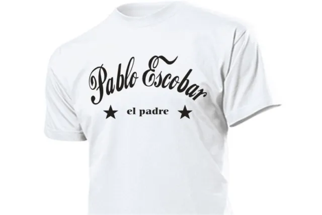 T-shirt Pablo Escobar El Padre Fun Shirt taglia 3-5XL cartello Cuba Cuba Panama