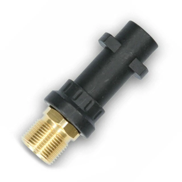 Il raccordo per tubo flessibile da giardino in ottone da 3/4 GHT a 1/2 NPT si collega, adattatore per connettore rapido girevole a pollice verde  13