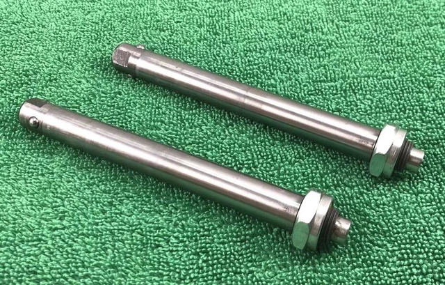 Ejes de liberación rápida para silla de ruedas 1/2"" x 4"" espacio utilizable