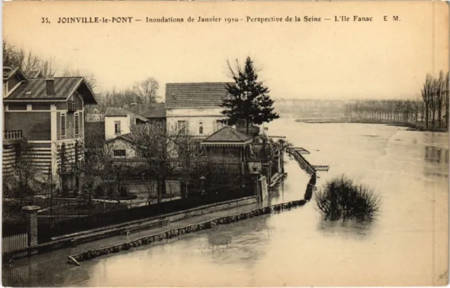 CPA AK Joinville le Pont Perspective de la Seine FRANCE (1283492)