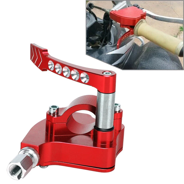 Red Billet Thumb Control Throttle Assembly For Yamaha Banshee 350 YFZ350 1987-06