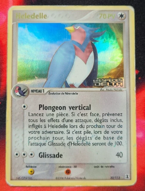Pokemon - Heledelle 32/113 - Ex Especes Delta - Holo Reverse - Francais Fr
