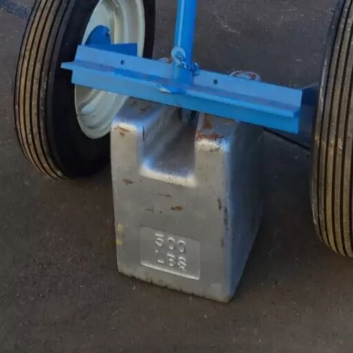 500lb Scale Calibration Weight w/ Transfer Cart