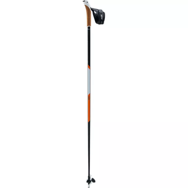 Swix CT3 Orange Carbon Nordic Walking Stöcke Unisex Klickschlaufe Twist&Go Spitz