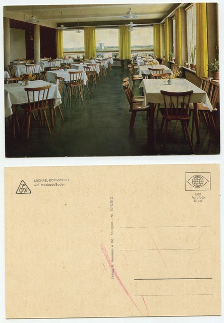26173 - MICHAEL-ROTT-SCHULE - Mosbach/Baden - ötv - alte Ansichtskarte ...