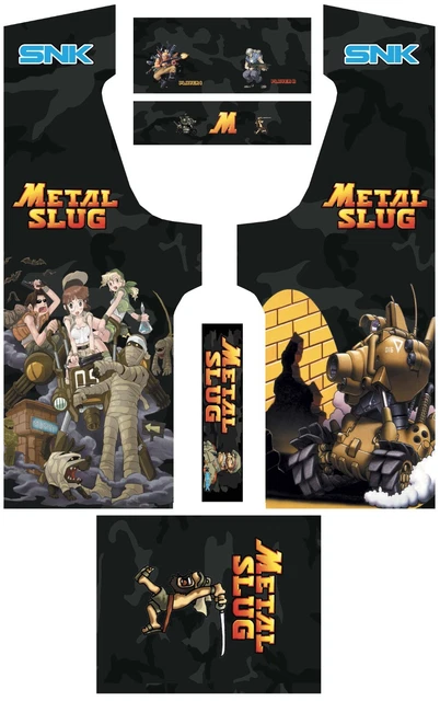 STICKERS METAL SLUG Modèle 3 borne d'arcade EUR 90,00 - FR