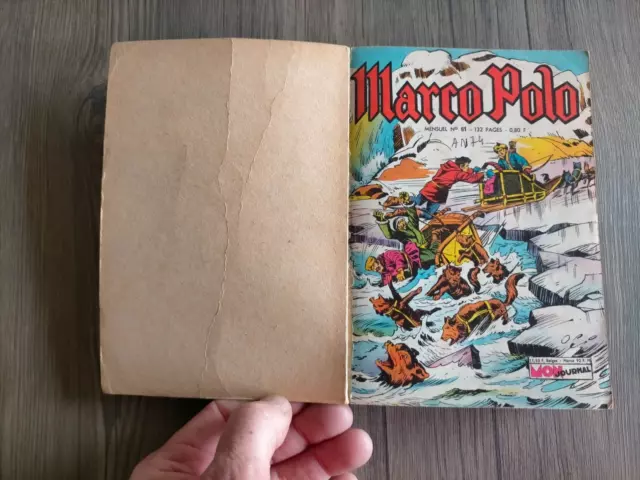 album recueil MARCO POLO n° 9 avec n° 61.62.63.64 /1965 mon journal 100% COMPLET 2