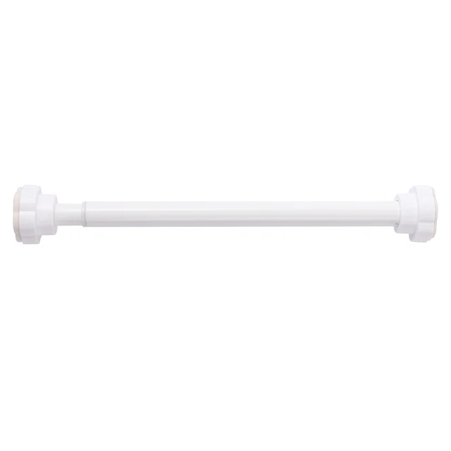 Curtain Tension Rod, Extendable Pole Metal No Drilling For Window Wardrobe Door