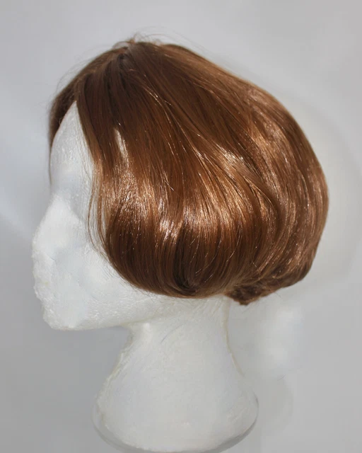 Parrucca corta bruna castagno marrone bob abito costume anime cosplay