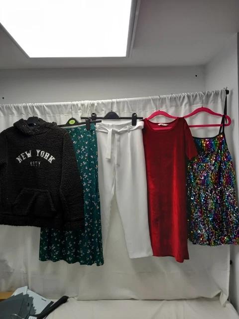❤️ 5 X vestiti per bambina abiti pantaloni gonna età 10-12 anni in perfette condizioni