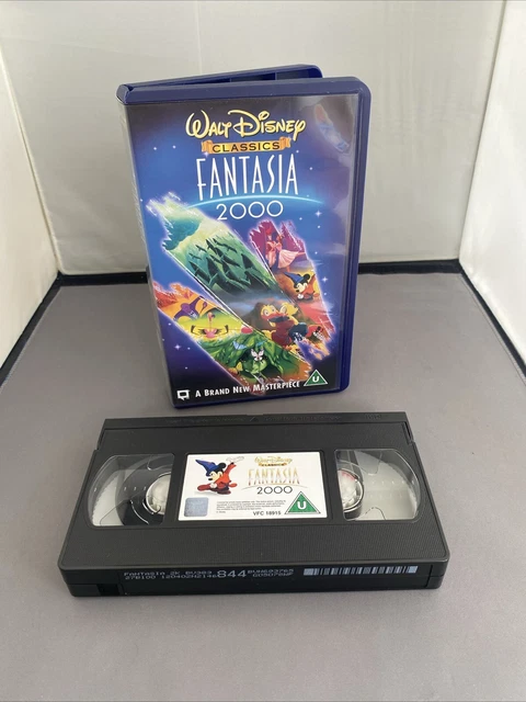 Fantasia 2000 – Disney Klassiker Auf VHS, Zeichentrickfilm Mit Klassischer Musik, Sammlerstück
