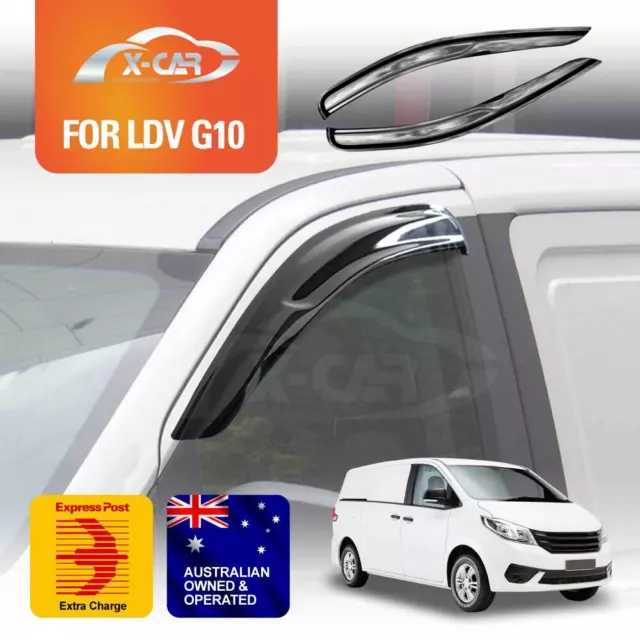 Premium Weathershields Window Visor Weather Shields for LDV G10 2015-2024