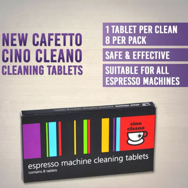 DELONGHI Coffee Residue Cleaning Tablets Espresso Machine Cleaner CINO CLEANO