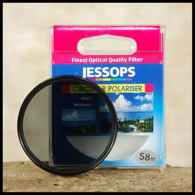 58mm Jessops CPL Circular Polariser Filter great colours Digital Lens FREE POST