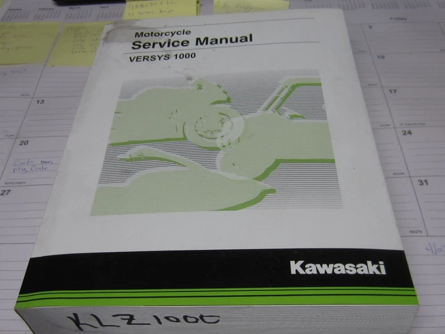 Kawasaki 2019 KLZ1000 Versys 1000  service manual