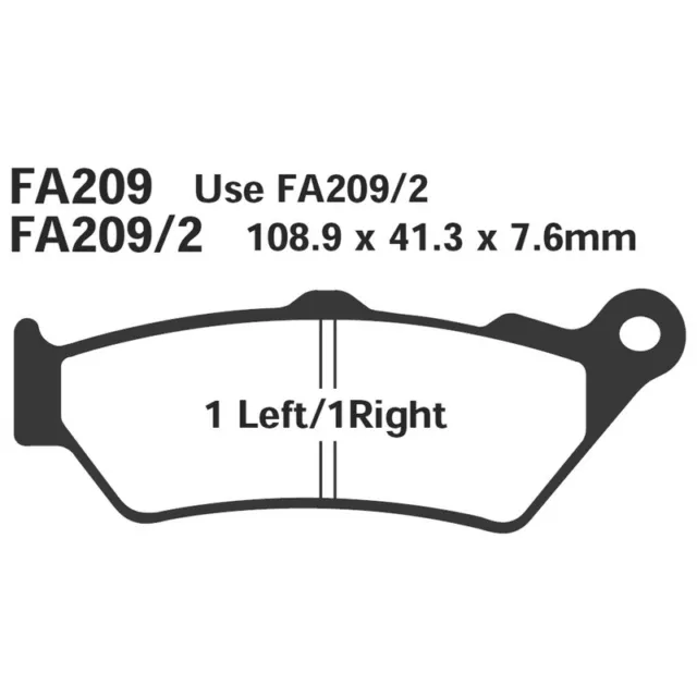 Pastillas De Freno Ebc Organicas Bmw F650-Aprilia