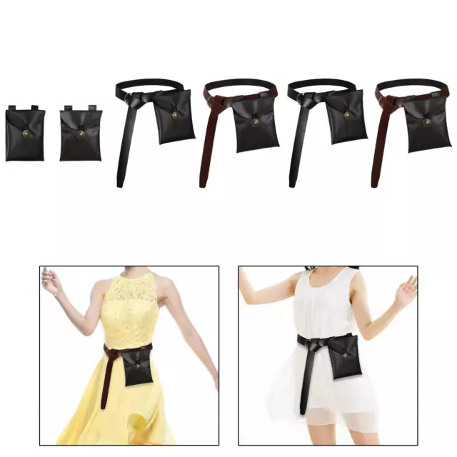Pochette de ceinture médiévale sac de rangement accessoires sac à main fait