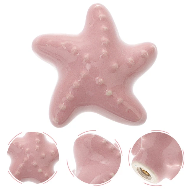 2 Pcs Ceramic Cabinet Knob Ceramic Pulls Knobs White Vanity Tray Cupboard 7