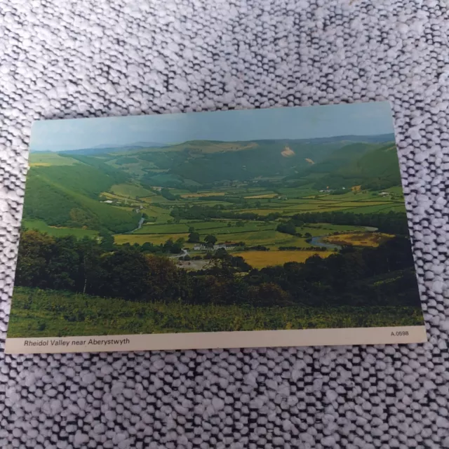 Vintage Postcard Rheidol Valley near Aberystwyth