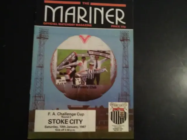 Grimsby Town v Stoke City, Season 1986/87, FA Cup Third Round