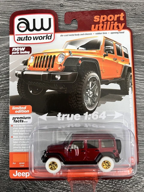 AUTO WORLD 1:64 2018 Jeep Wrangler JK Unlimited Sport AWSP054B