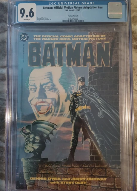 Batman: Official Motion Pictures Adaptation CGC 9.6 Marvel Comics 1989