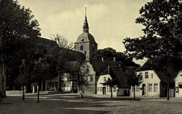 Ak Burg auf der Insel Fehmarn, Breite Straße, Museum, Kirche - 4273913