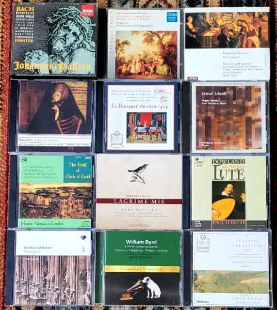 Classical Early & Baroque Music CDs X 12 (13 Discs) Job Lot Bundle
