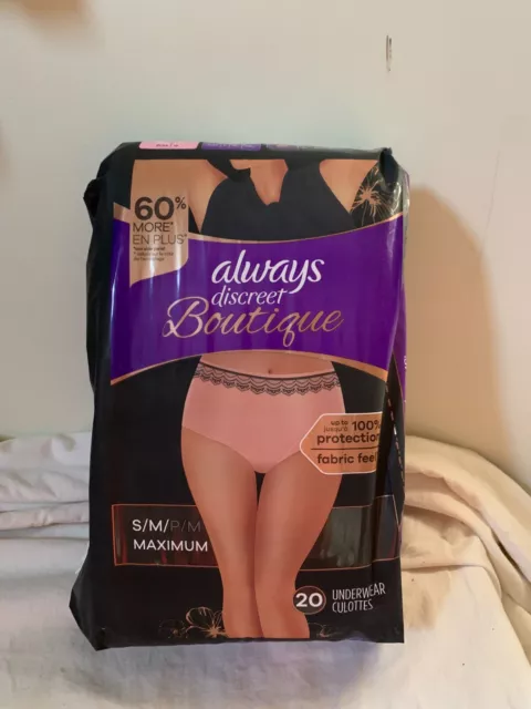 Ropa interior boutique siempre discreta para incontinencia y posparto para mujer - 20 piezas