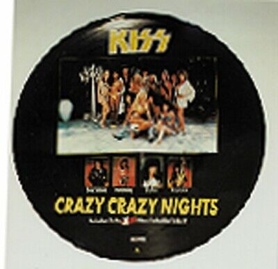 KISS PICTURE DISC - 12'' Single - Crazy Crazy Nights -Kissp 712 