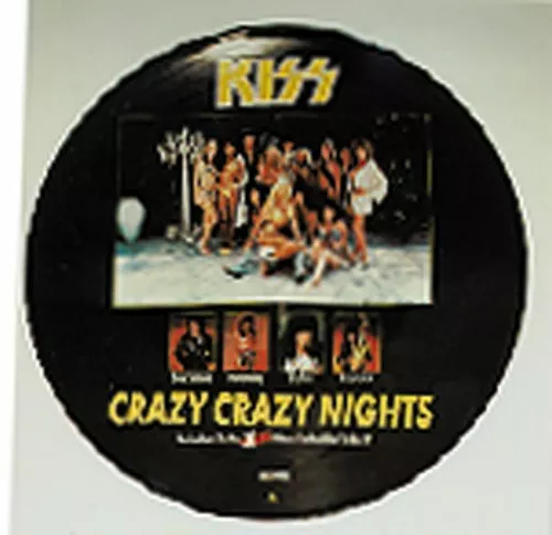 Kiss Picture Disc - 12'' Single - Crazy Crazy Nights  -Kissp 712- Uk 87 -L032101