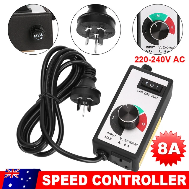 SPEED CONTROLLER VARIABLE Router Fan Motor Rheostat Control Power 1.8M