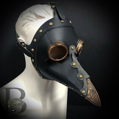 Plague Doctor Mask Long Nose Raven Bird Mask for Halloween Cosplay Costume NEW