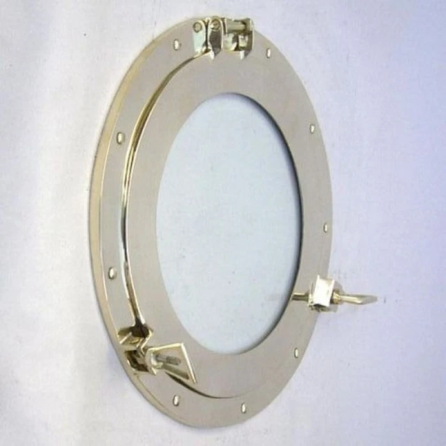14" Portilla Ventana Latón ~ Latón Portilla ~ Navío Náutico Decorativo ~ Cabina