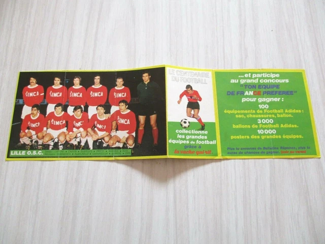 Figurine Lille LOSC 1971-1972 - Collection La Vache Qui Rit, état TB