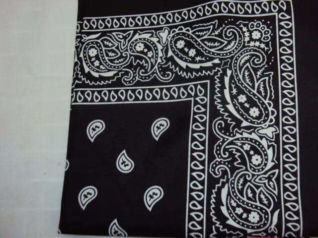 New Cotton Paisley Bandanna Hair Bands Scarf Neck Head tie Band Pack Of 12-48