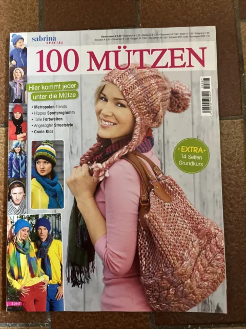 Zeitschrift 100 Mützen, Sabrina Special, Mit Grundkurs