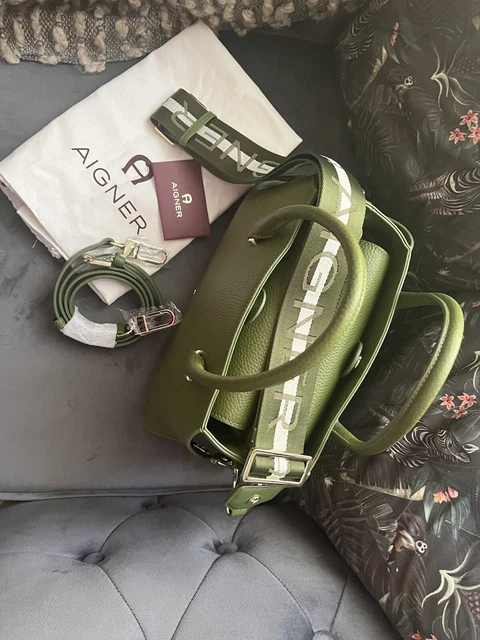 AIGNER TASCHE MILANO Pesto Grün Neu EUR 255,00 - PicClick DE