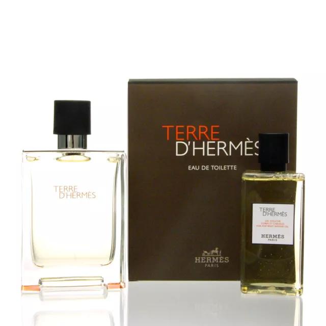 Hermes Terre d Hermes Set Eau de Toilette EDT 100 ml + Shower Gel SG 80 ml NEU
