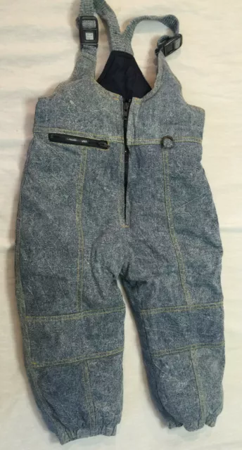 The Company Store Girls Boys Snow Ski Overalls Pants Size 4T