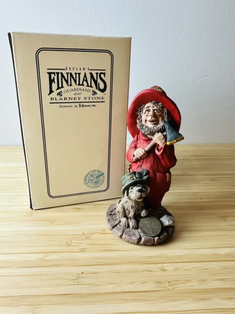 Roman Declan's Finnians Blarney Stone Irish leprechaun 44443 "Riley" Fireman